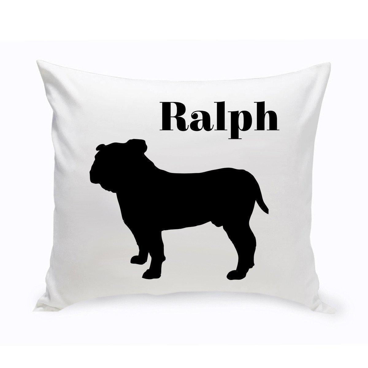 Personalized Dog Throw Pillow