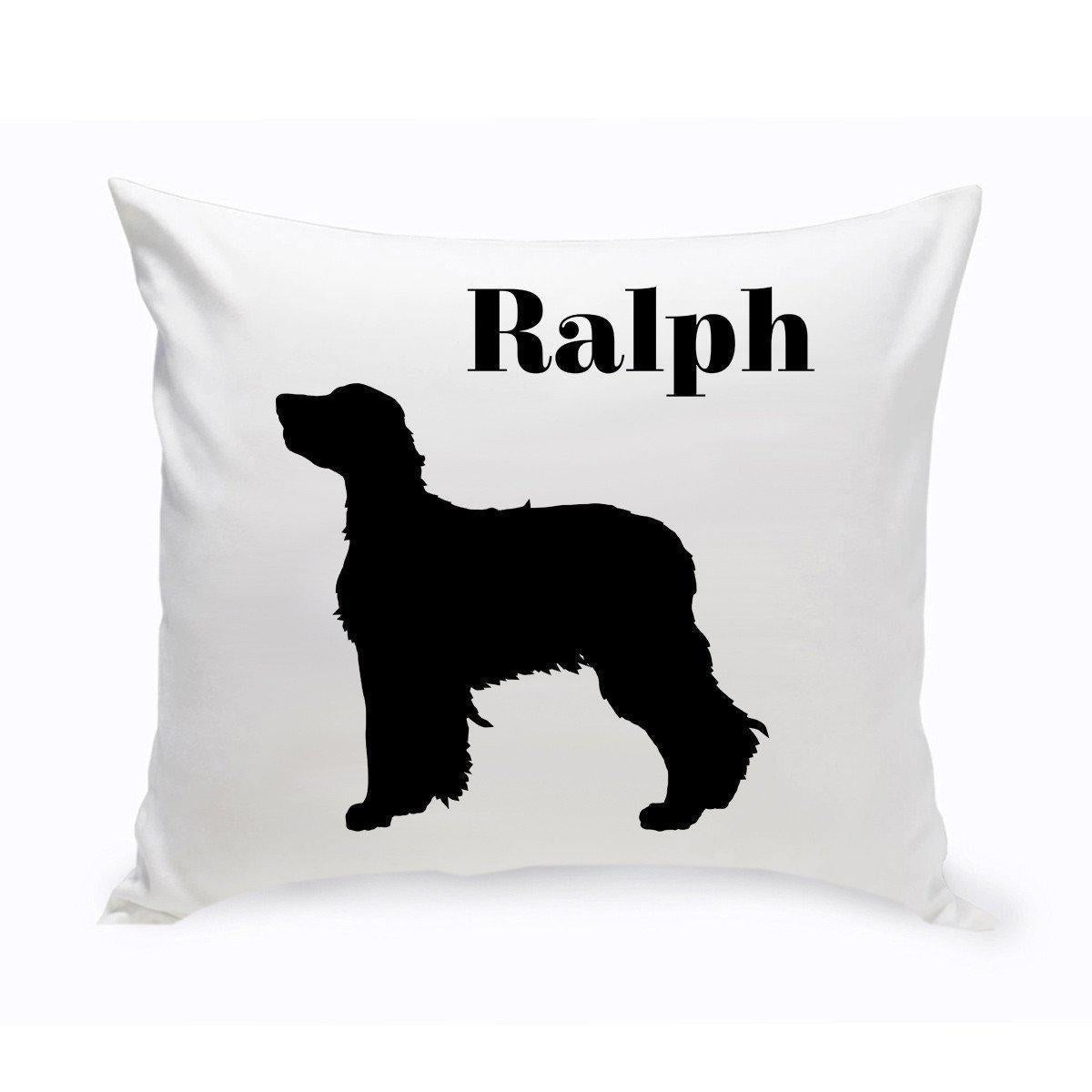 Personalized Dog Throw Pillow