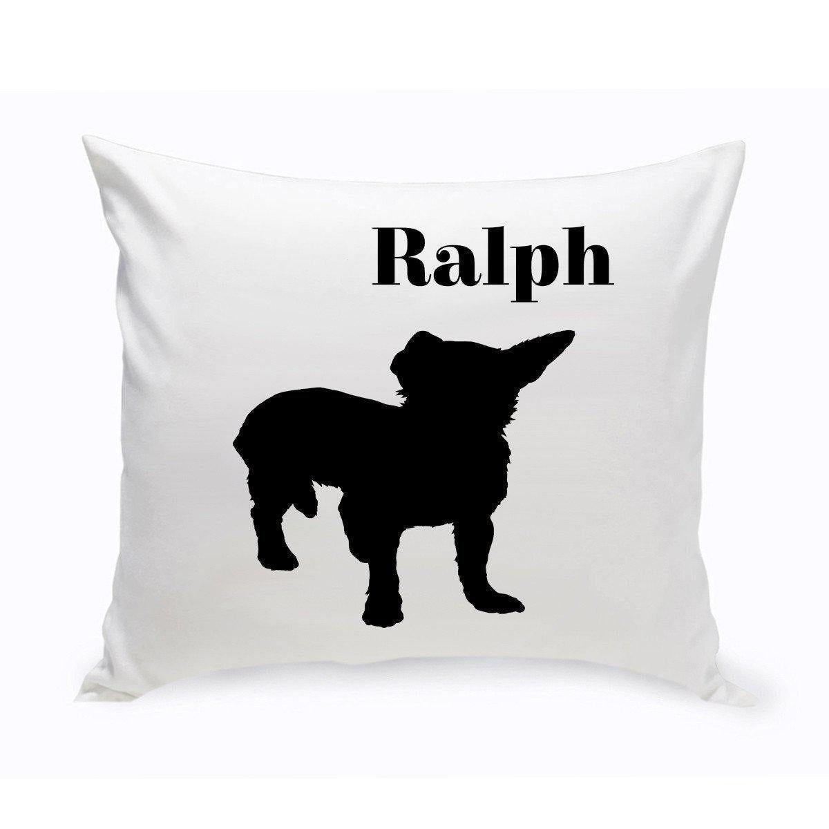 Personalized Dog Throw Pillow