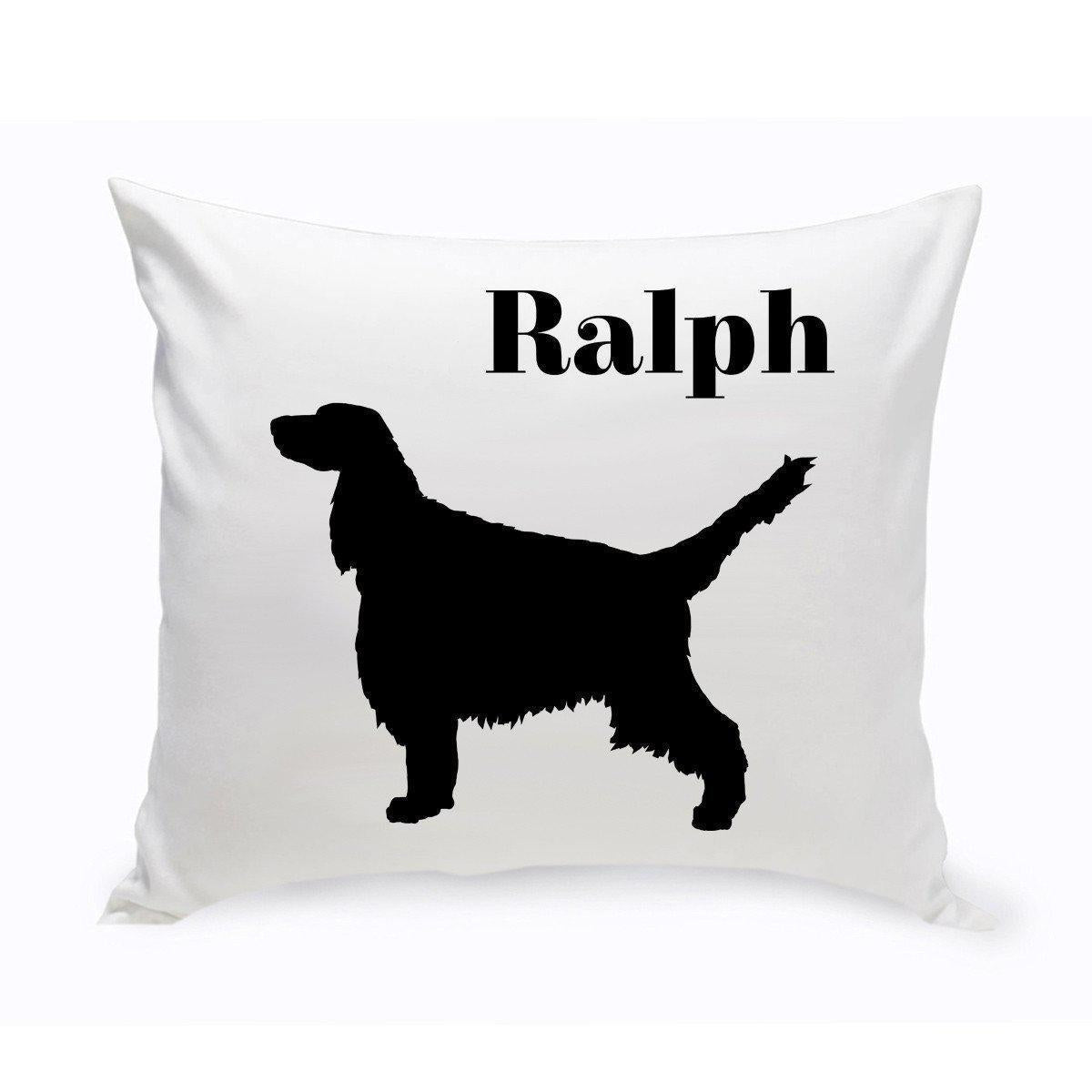 Personalized Dog Throw Pillow