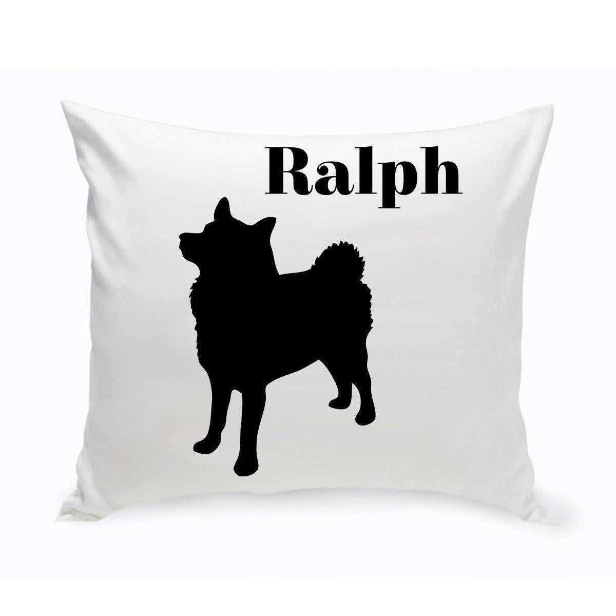 Personalized Dog Throw Pillow