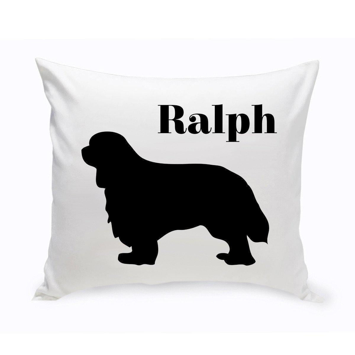 Personalized Dog Throw Pillow