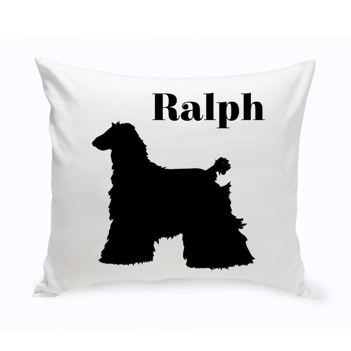 Personalized Dog Throw Pillow