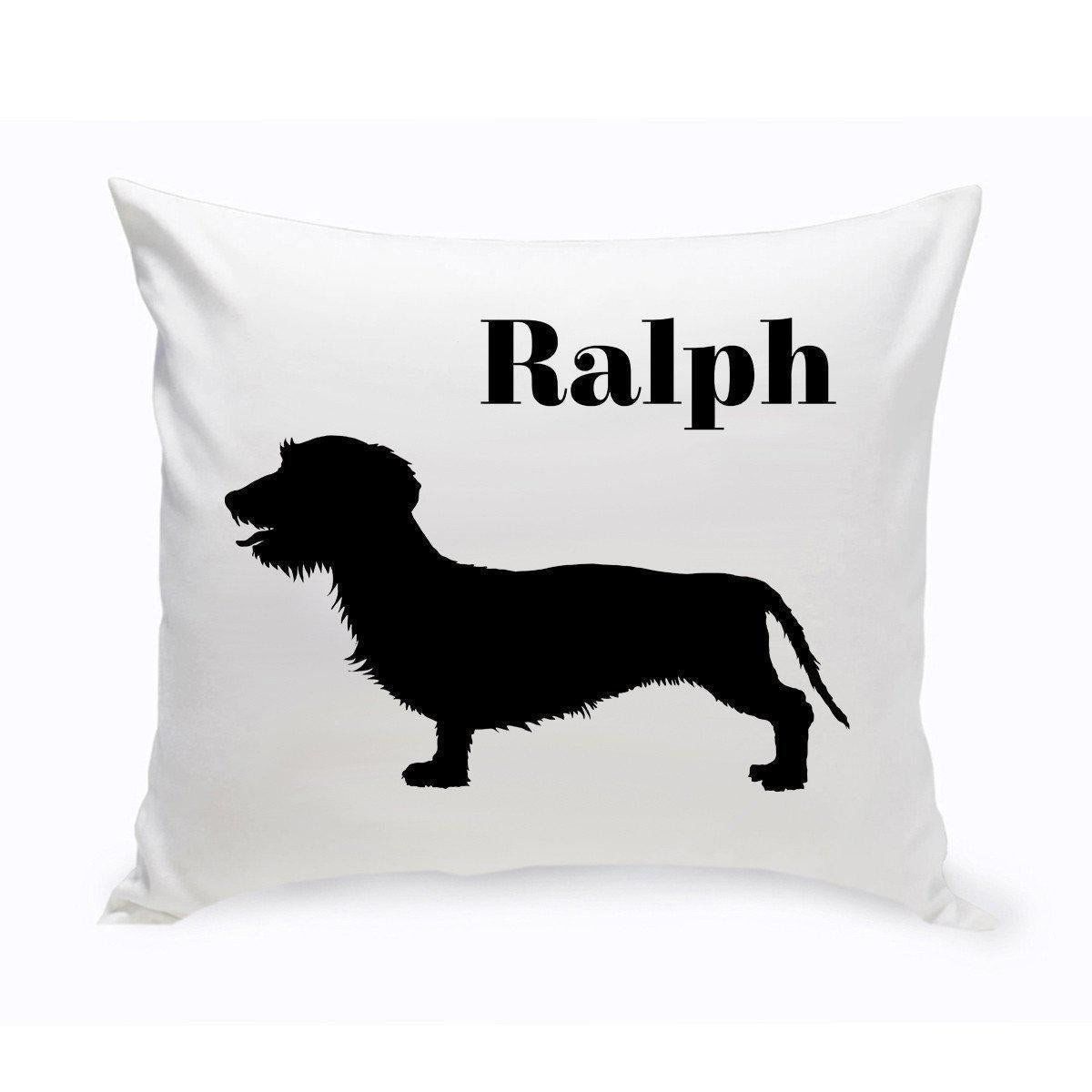 Personalized Dog Throw Pillow