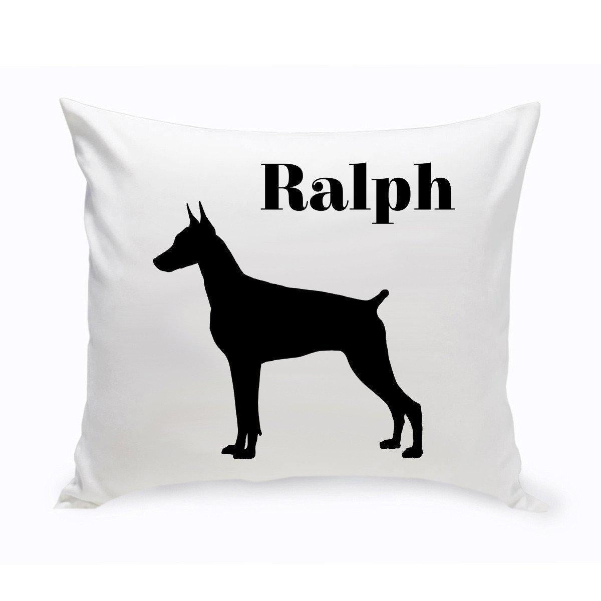 Personalized Dog Throw Pillow