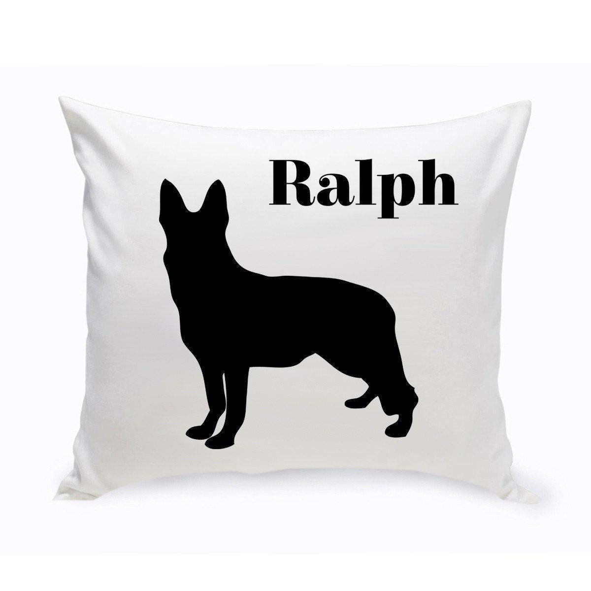 Personalized Dog Throw Pillow