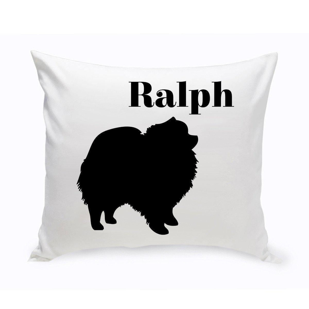 Personalized Dog Throw Pillow