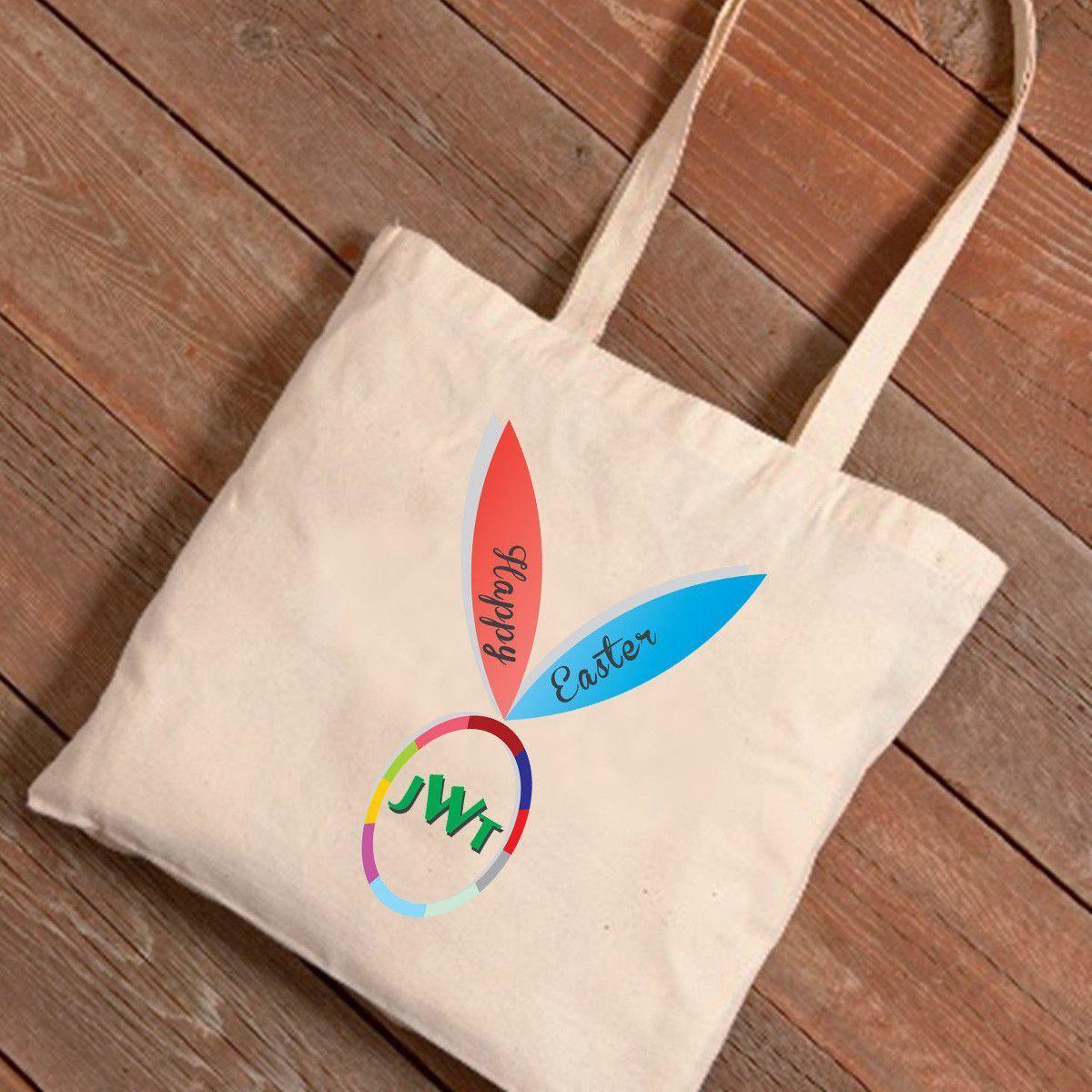 Personalized Easter Canvas Bag