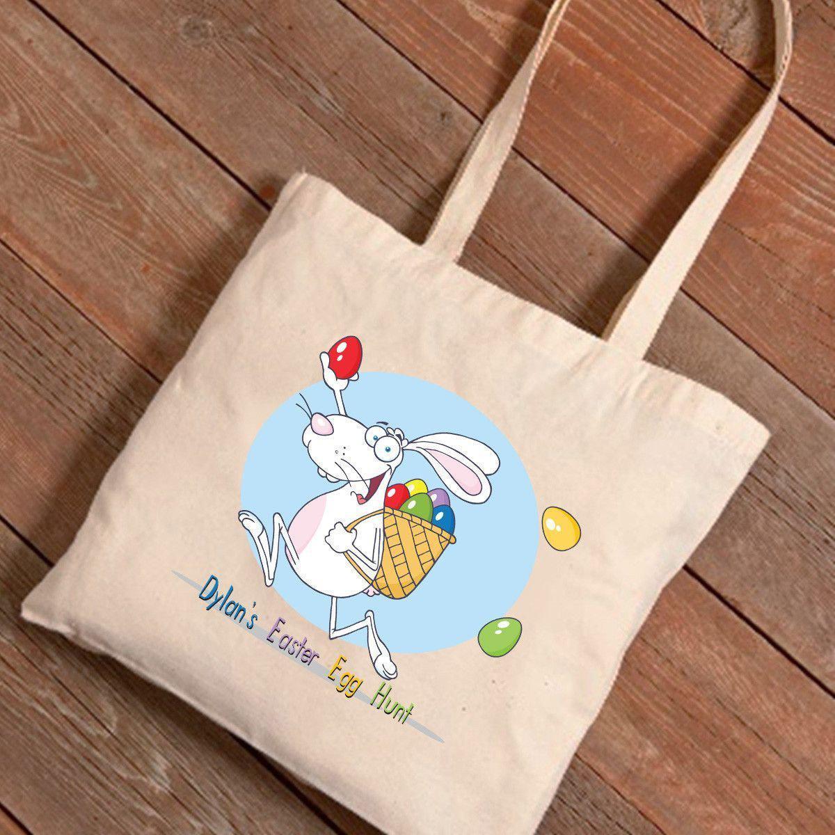 Personalized Easter Canvas Bag