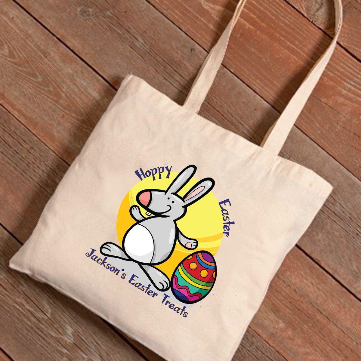 Personalized Easter Treat Canvas Bag