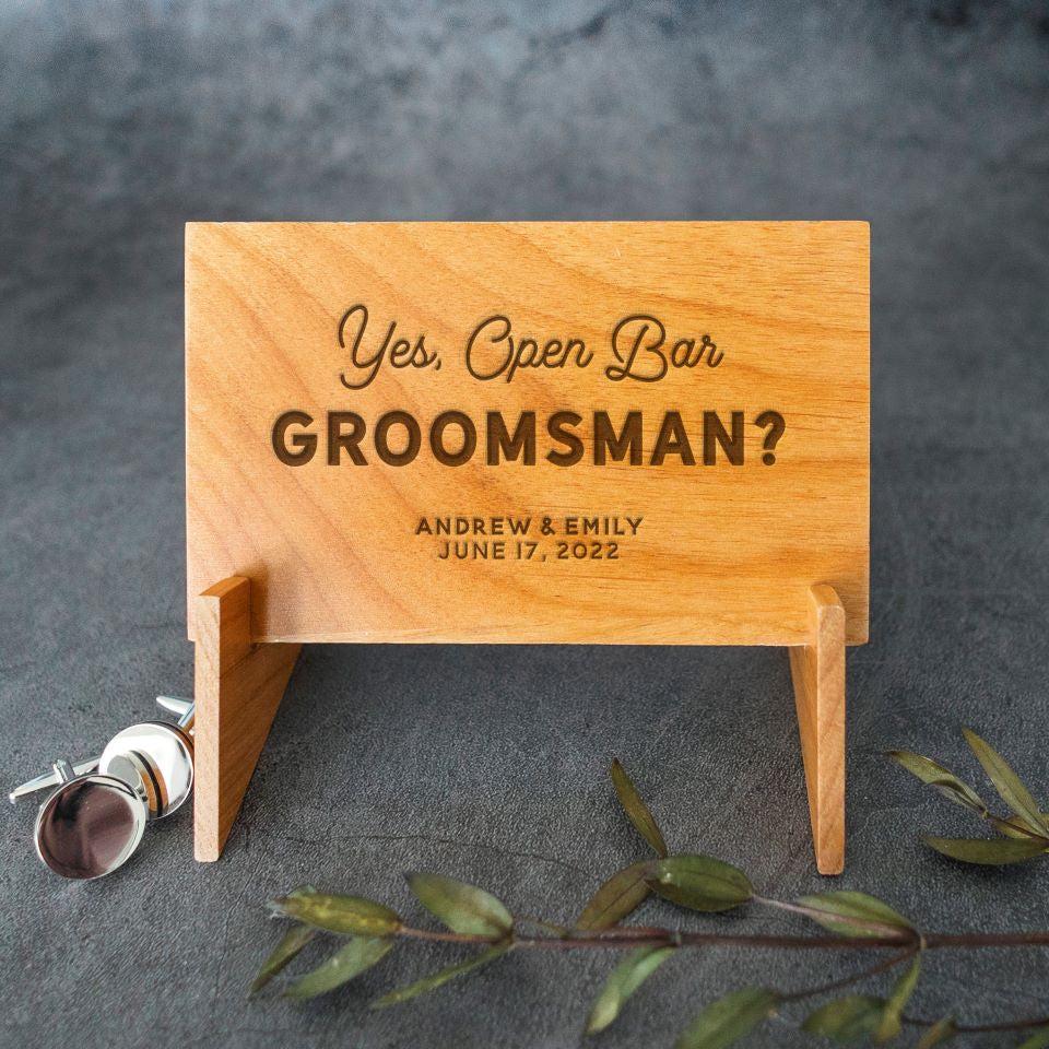 Personalized Groomsmen Proposal Cards