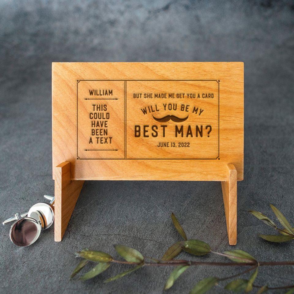 Personalized Groomsmen Proposal Cards