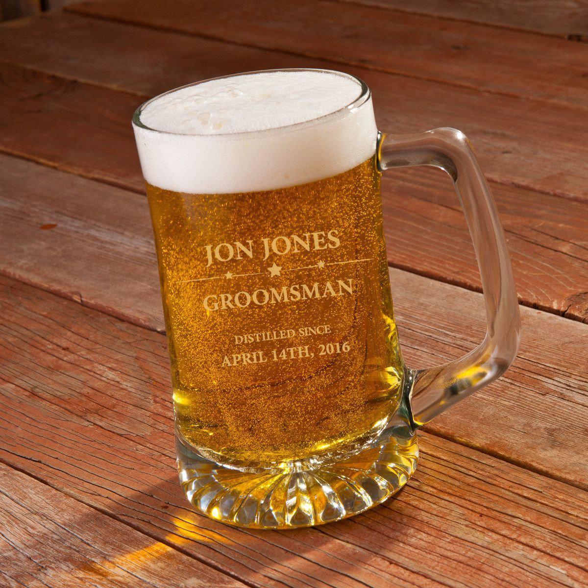 Personalized Groomsmen 25 oz. Mug