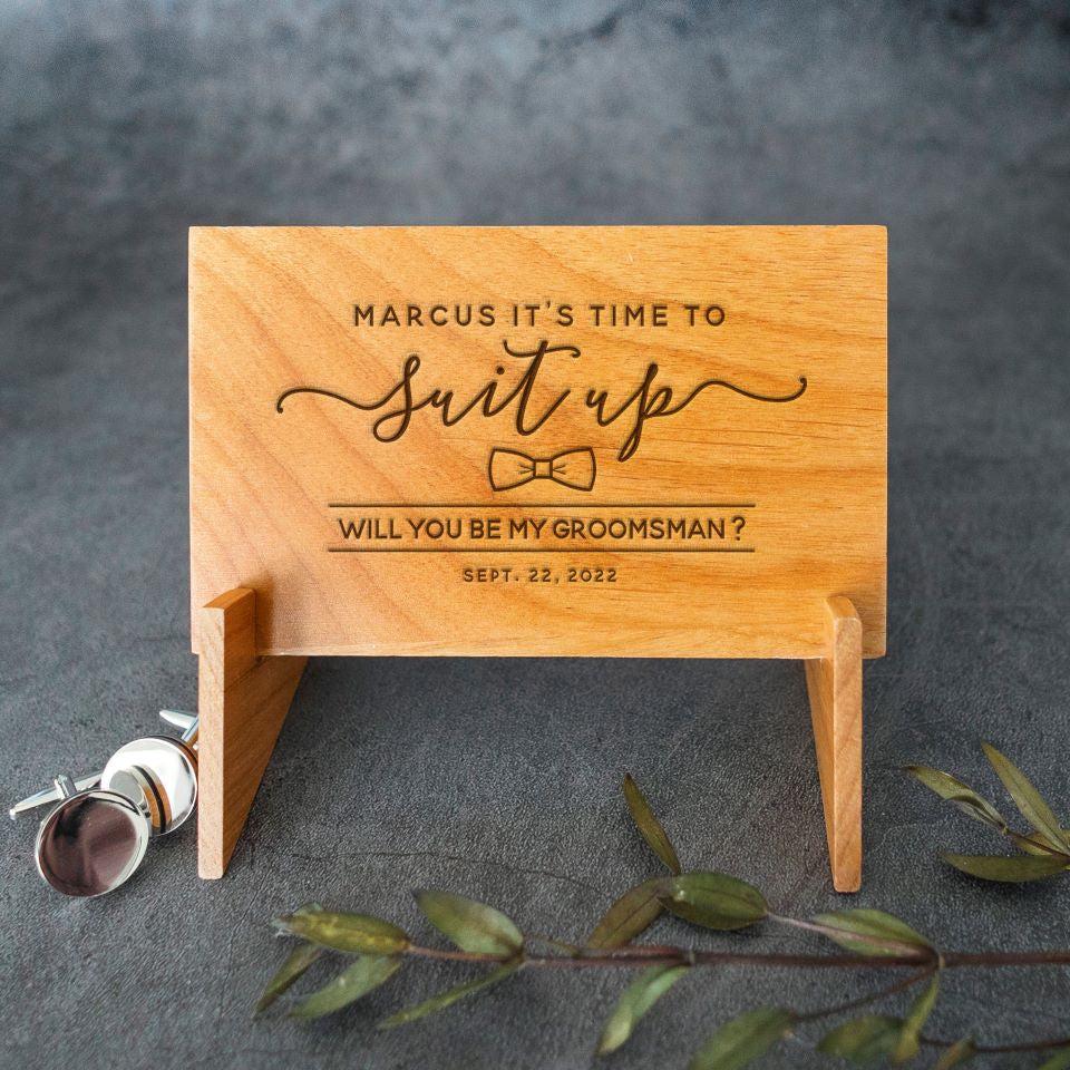 Personalized Groomsmen Proposal Cards