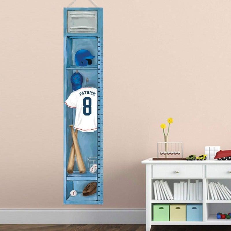 Personalized Growth Charts For Kids - Sports Collection