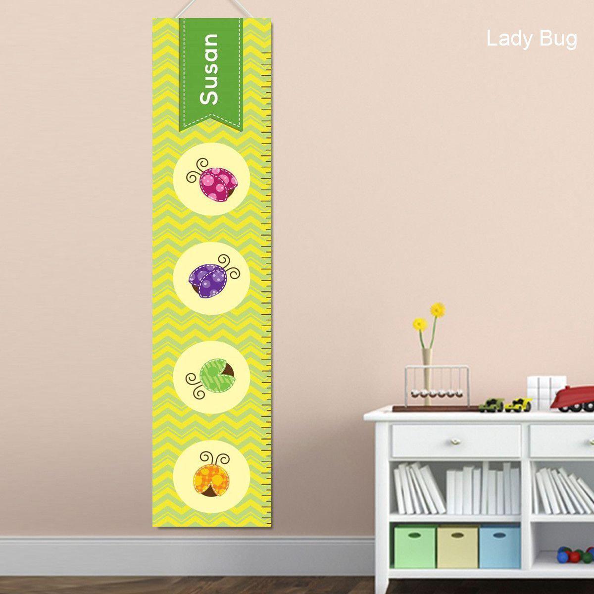 Personalized Growth Charts for Girls - Animal Themed