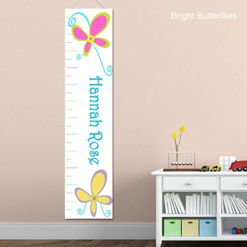 Personalized Growth Chart For Girls - Floral Collection