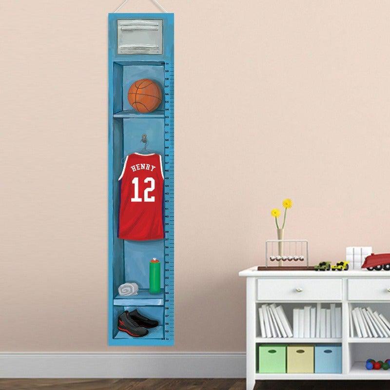 Personalized Growth Charts For Kids - Sports Collection