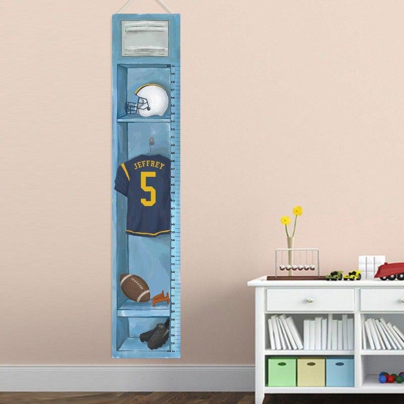 Personalized Growth Charts For Kids - Sports Collection