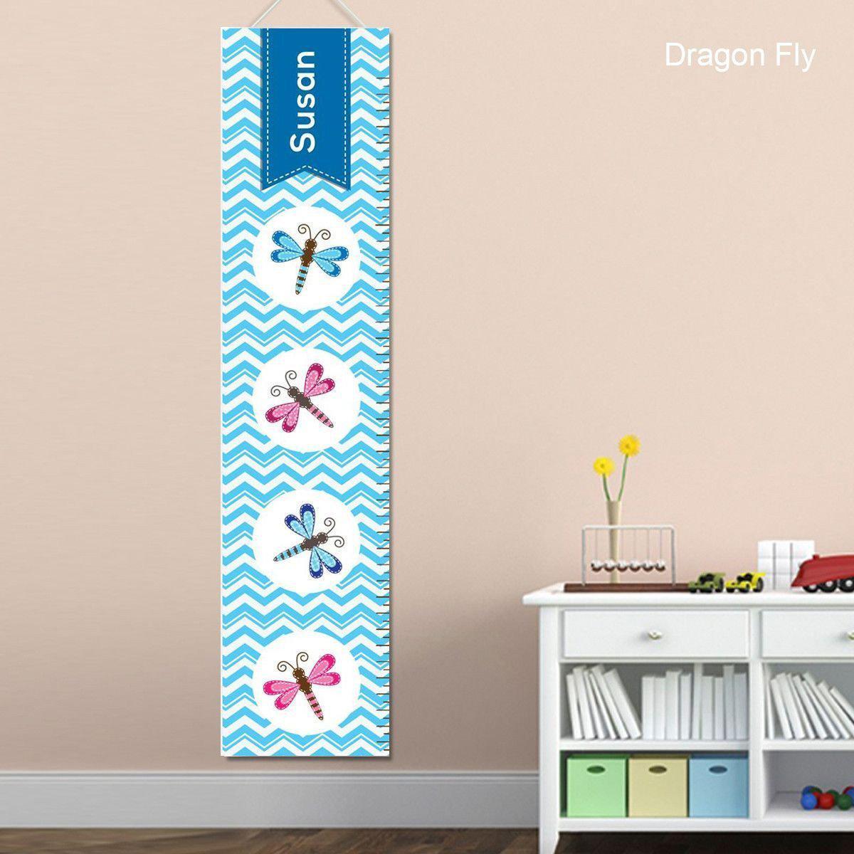 Personalized Growth Charts for Girls - Animal Themed