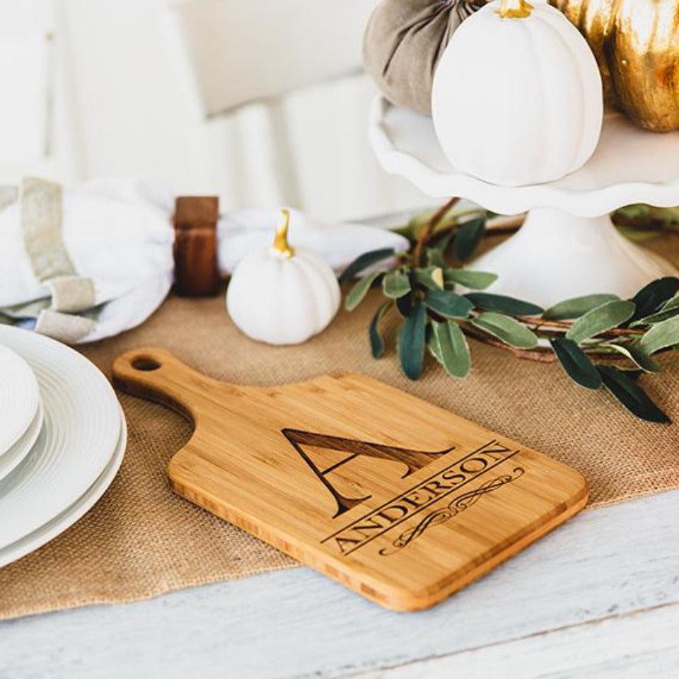 Personalized Handled Bamboo Serving Boards! 8 Amazing Designs!