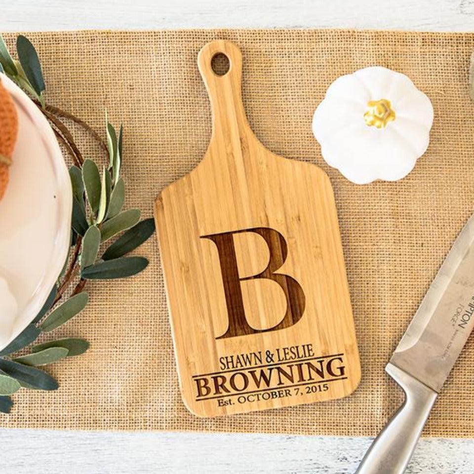 Personalized Handled Bamboo Serving Boards! 8 Amazing Designs!