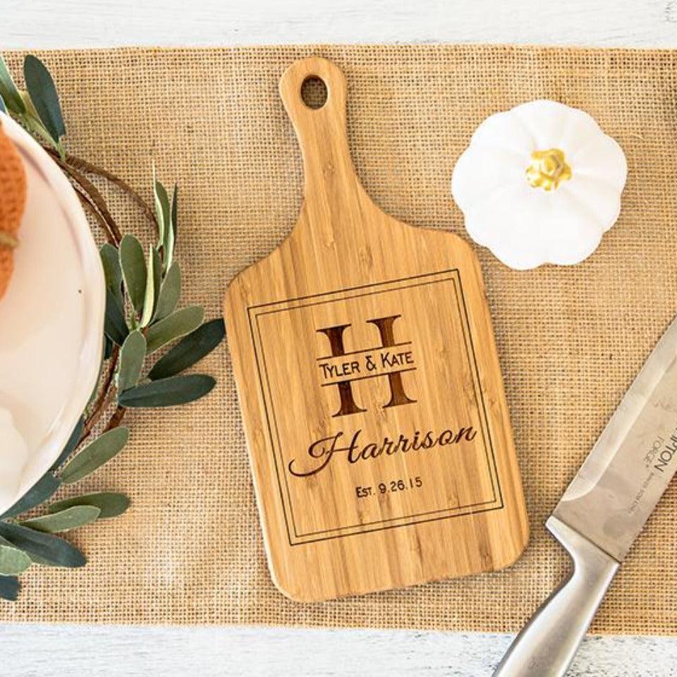 Personalized Handled Bamboo Serving Boards! 8 Amazing Designs!