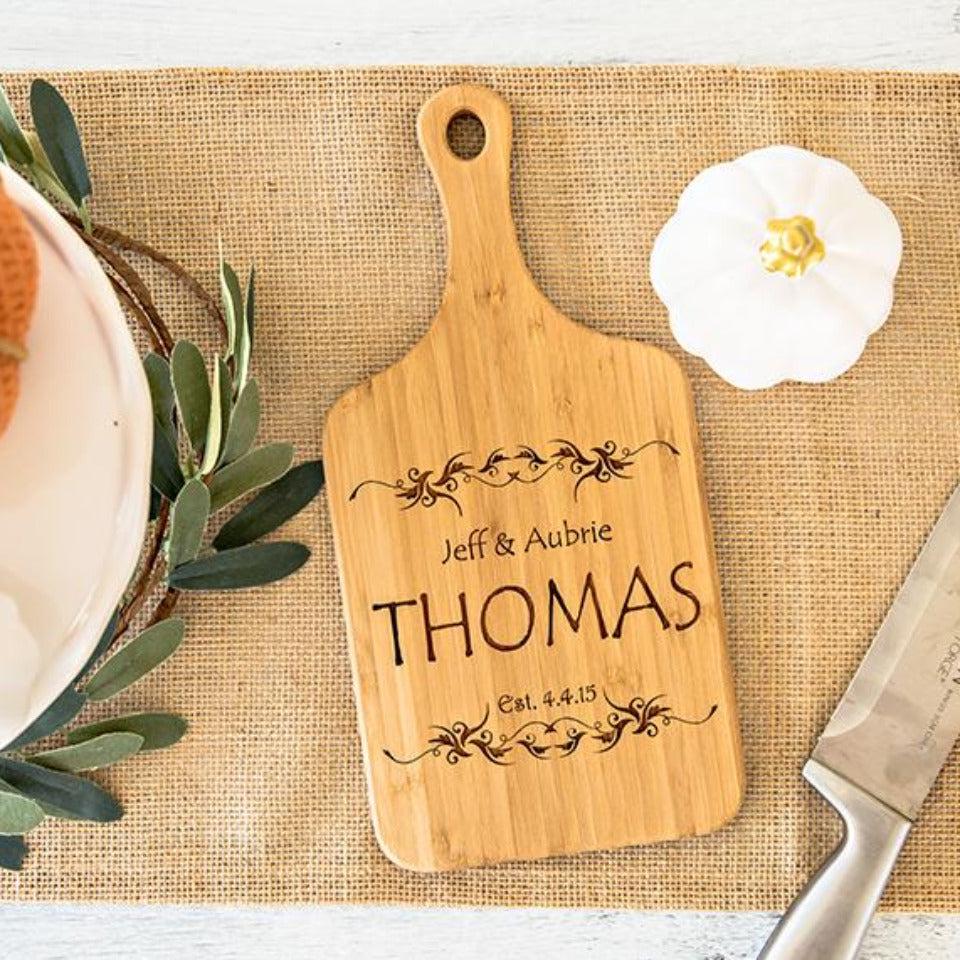 Personalized Handled Bamboo Serving Boards! 8 Amazing Designs!