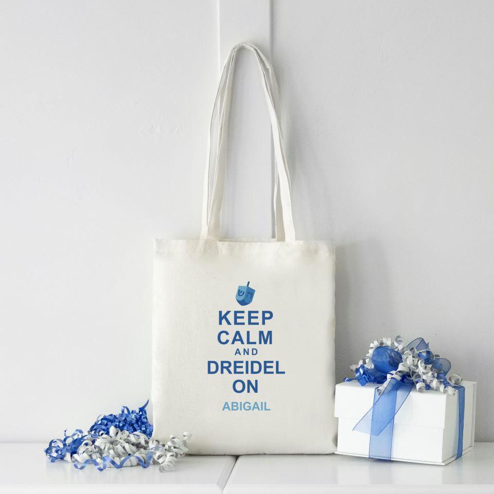 Personalized Hanukkah Tote Bag