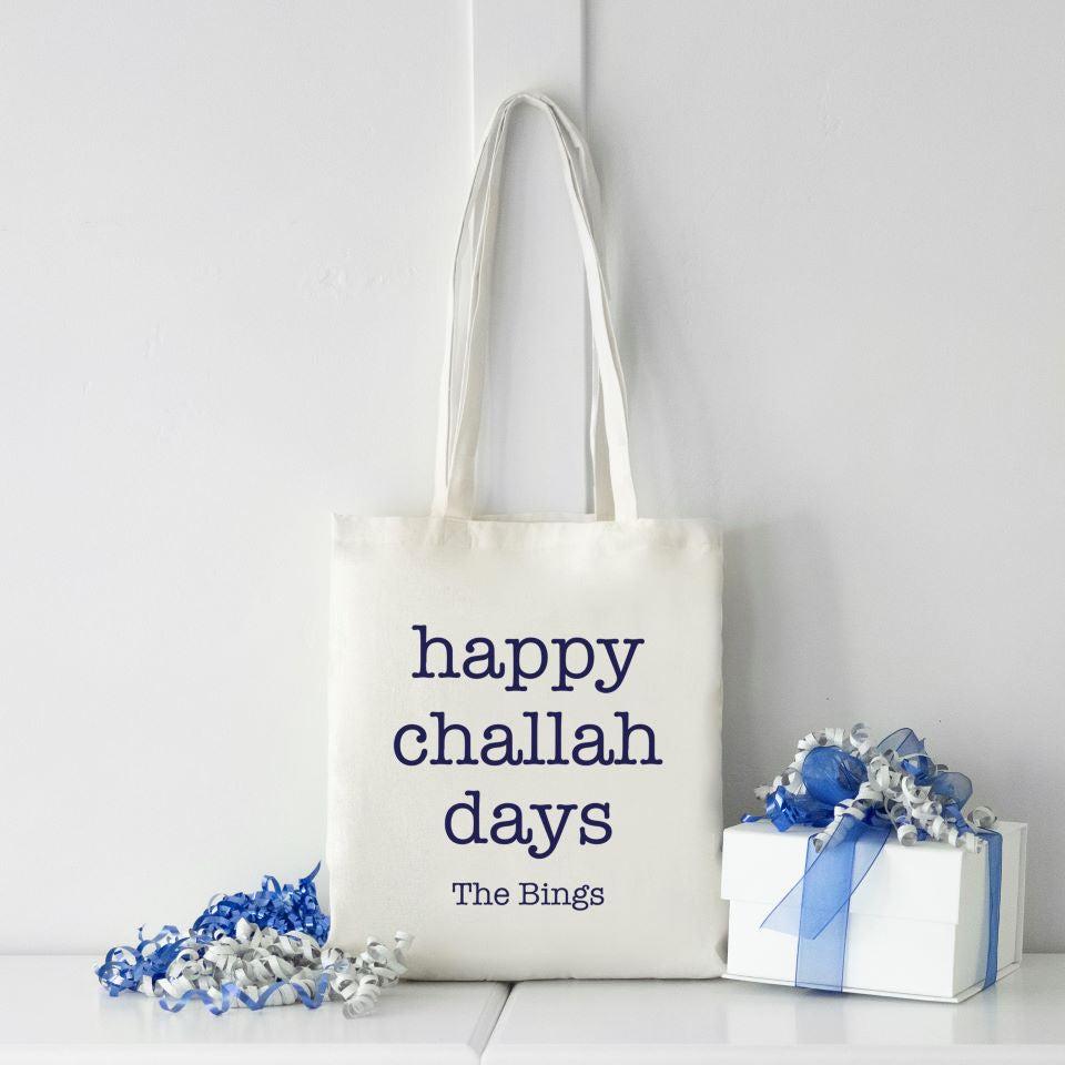 Personalized Hanukkah Tote Bag