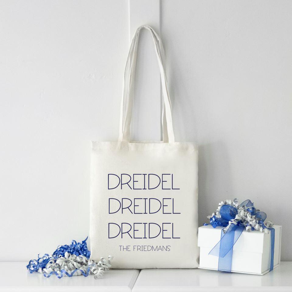 Personalized Hanukkah Tote Bag