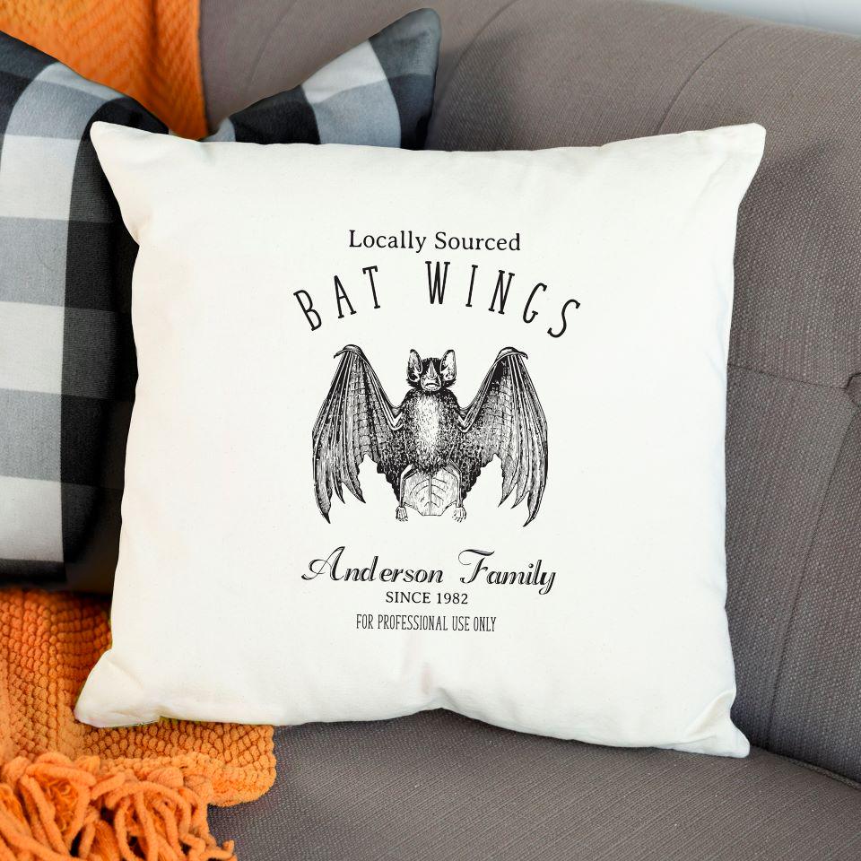 Personalized Haunted Home Throw Pillows (Insert Included)