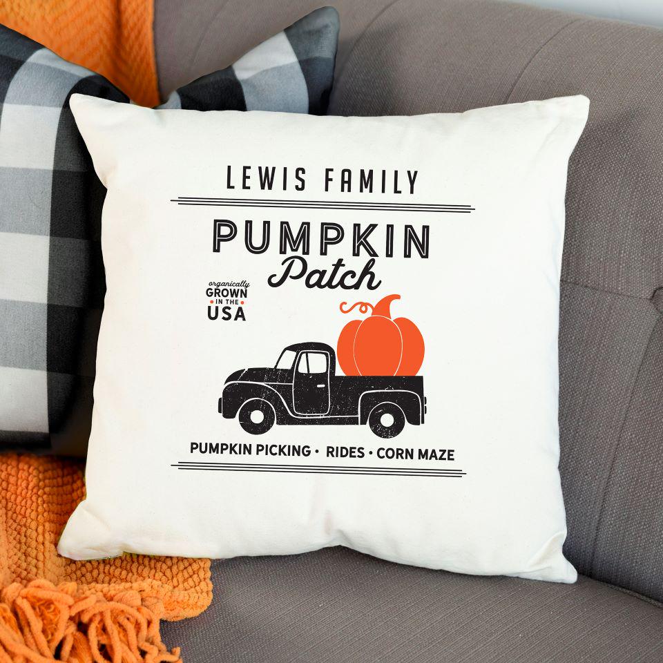 Personalized Haunted Home Throw Pillows (Insert Included)