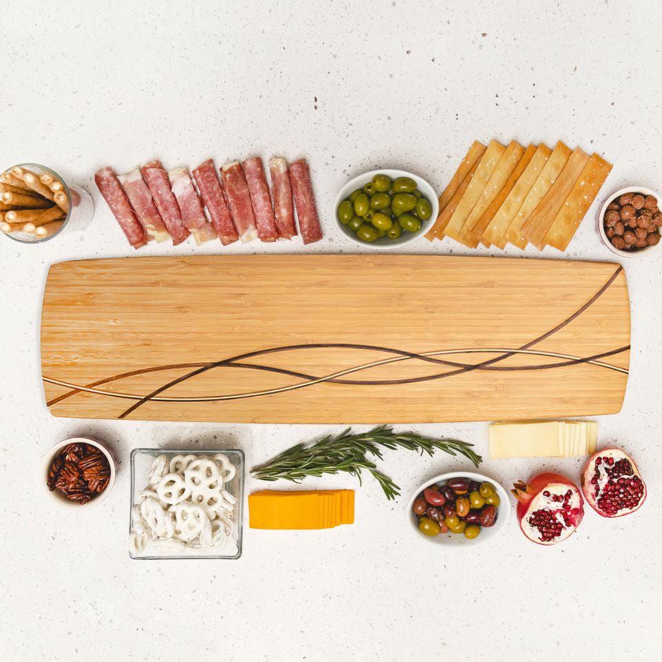 Personalized Holiday Charcuterie Board And Cheese Plate