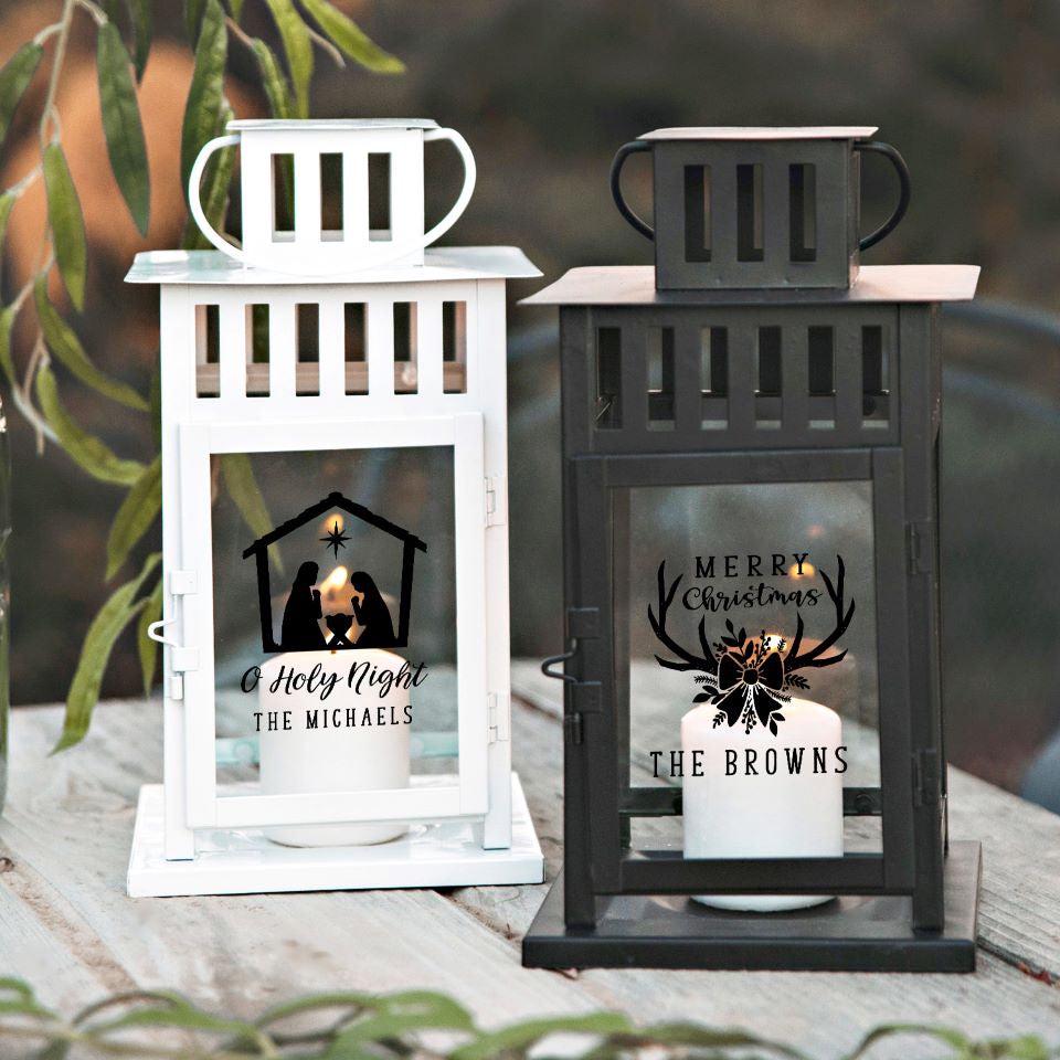 Personalized Holiday Lanterns