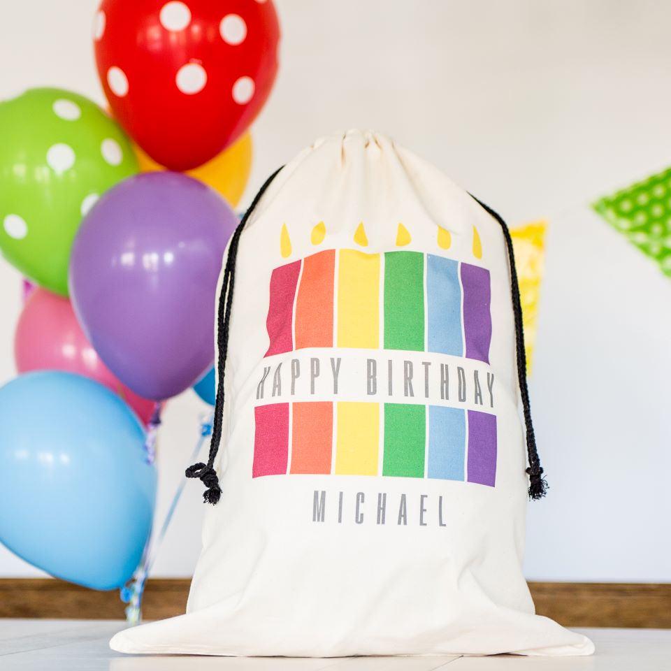 Personalized Jumbo Birthday Gift Bags