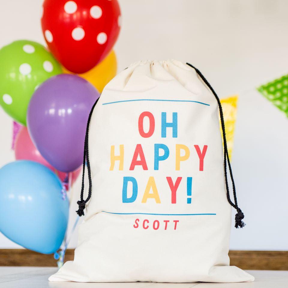 Personalized Jumbo Birthday Gift Bags