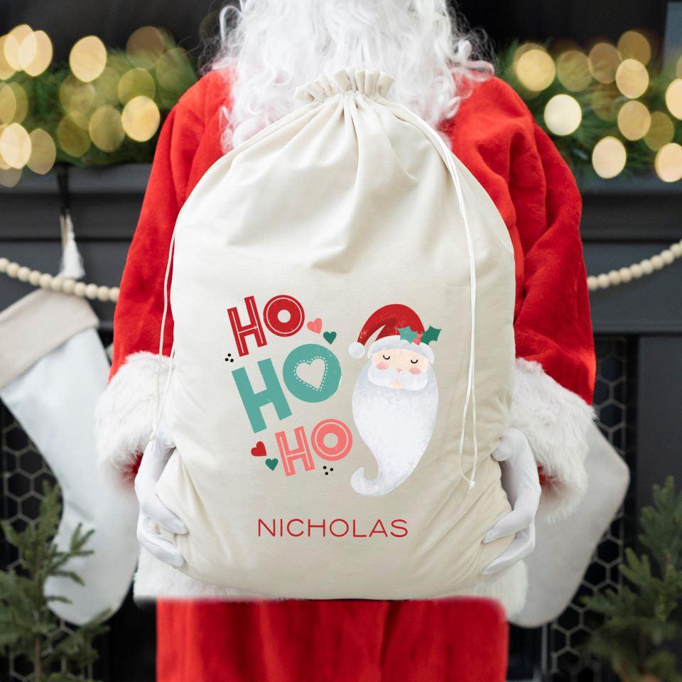 Personalized Kids' Santa Bags