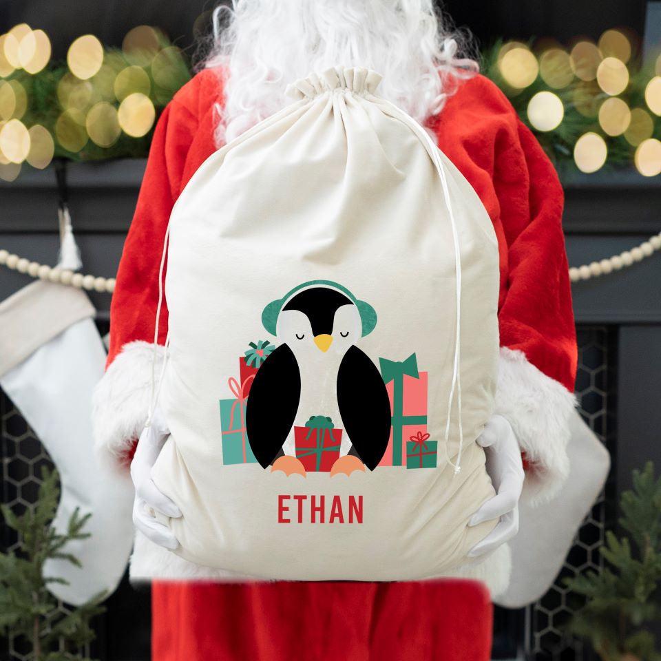 Personalized Kids' Santa Bags