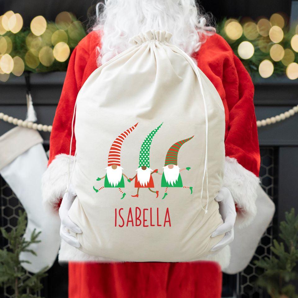 Personalized Kids' Santa Bags