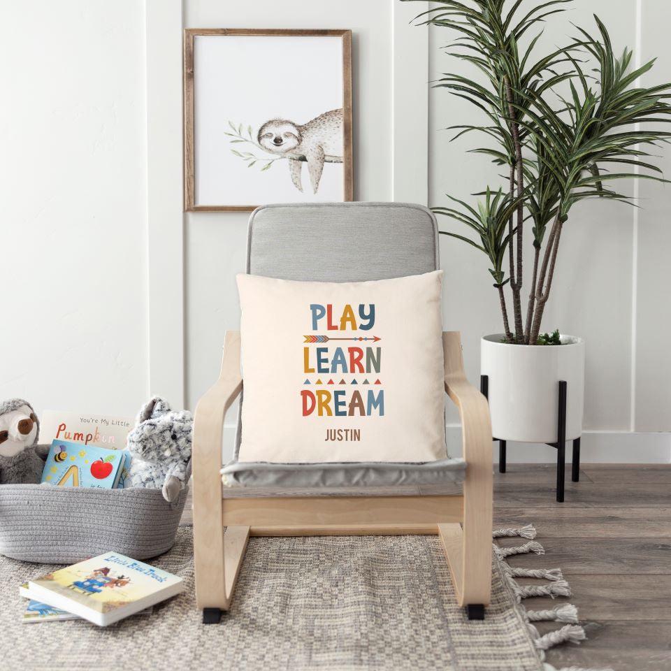 Personalized Kids Zone Throw Pillow Covers