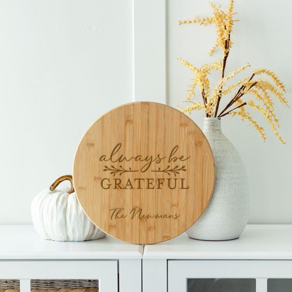 Personalized Lazy Susan - Thanksgiving designs