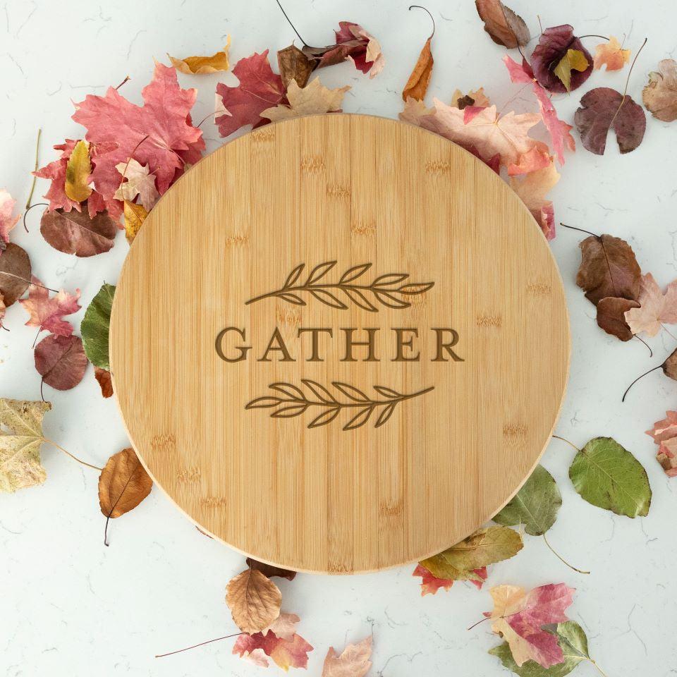 Personalized Lazy Susan - Thanksgiving designs