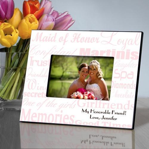 Personalized Maid of Honor Picture Frame