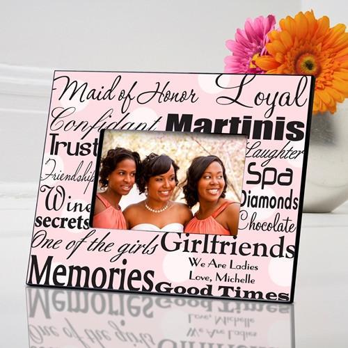 Personalized Maid of Honor Picture Frame