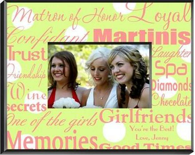 Personalized Matron of Honor Picture Frame