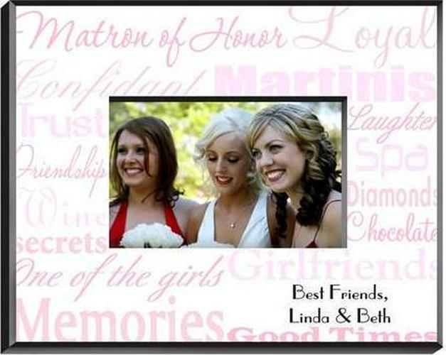 Personalized Matron of Honor Picture Frame