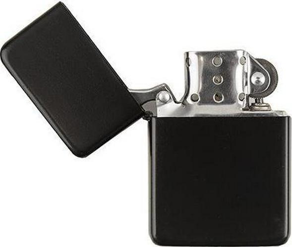 Personalized Matte Black Wind Proof Lighter