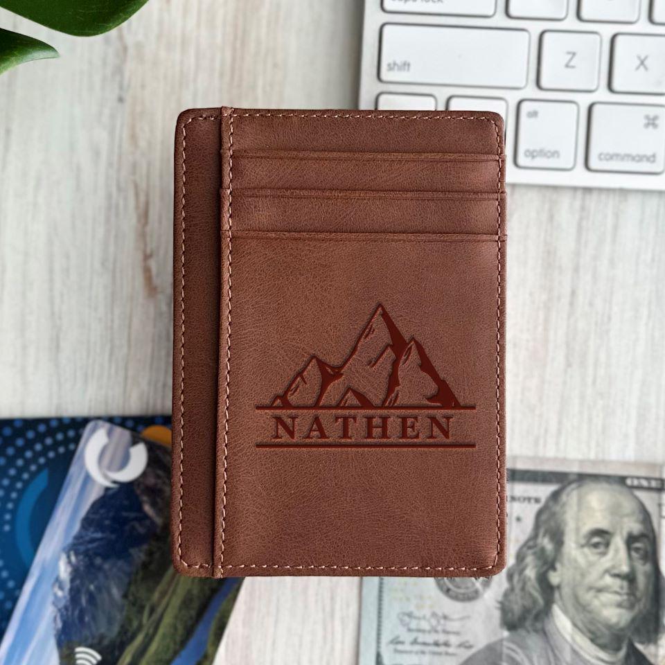 Personalized Men's Leather Wallets