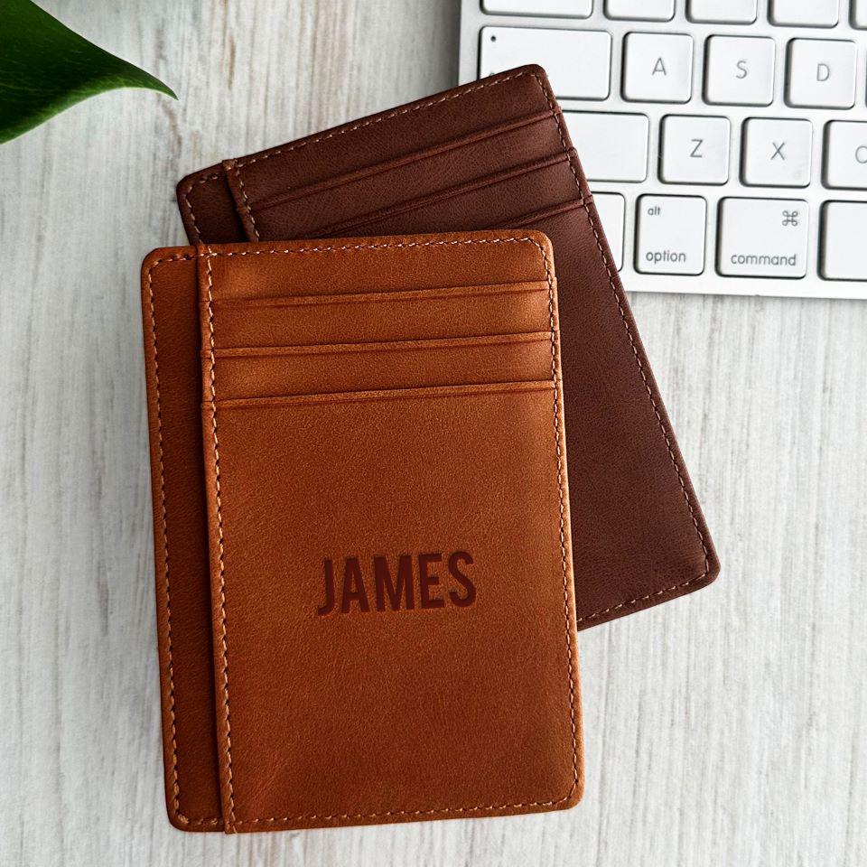 Personalized Men's Leather Wallets